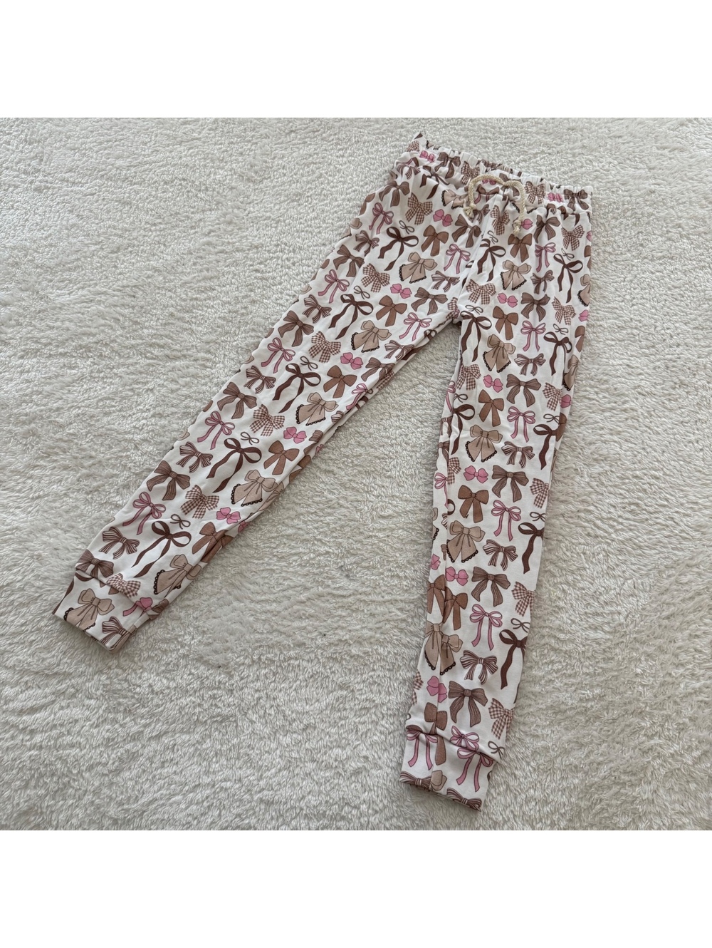 8/9 Cute Bow Print Pants